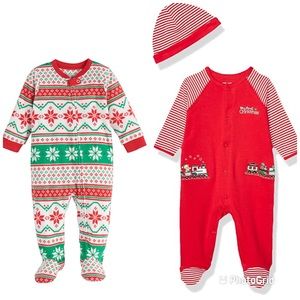 Lot of Baby Boy Christmas Sleepers